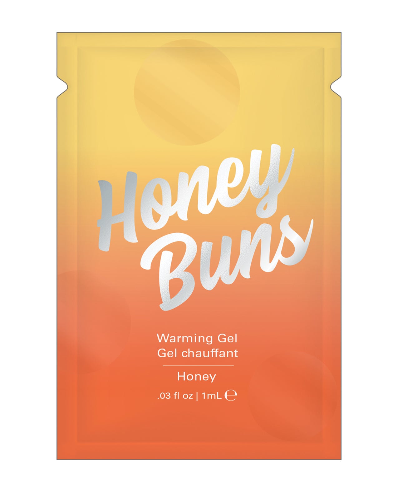 Jelique Sexual Enhancers Honey Buns Foil Warming Anal Gel Paraben Free for Enhanced Comfort