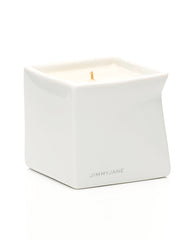 Jimmyjane Massage Oil Candle Red Tobacco Scent Soy Wax with Shea Butter for Sensual Aromatherapy