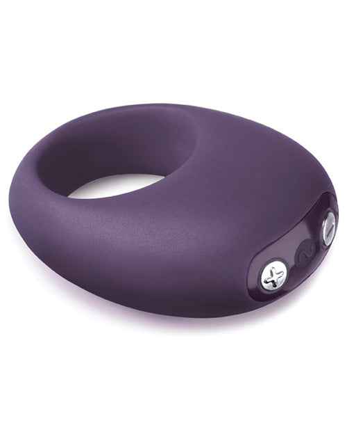 Je Joue Penis Enhancement Vibrating Silicone Cock Ring with Magnetic Charging for Couples Intimacy