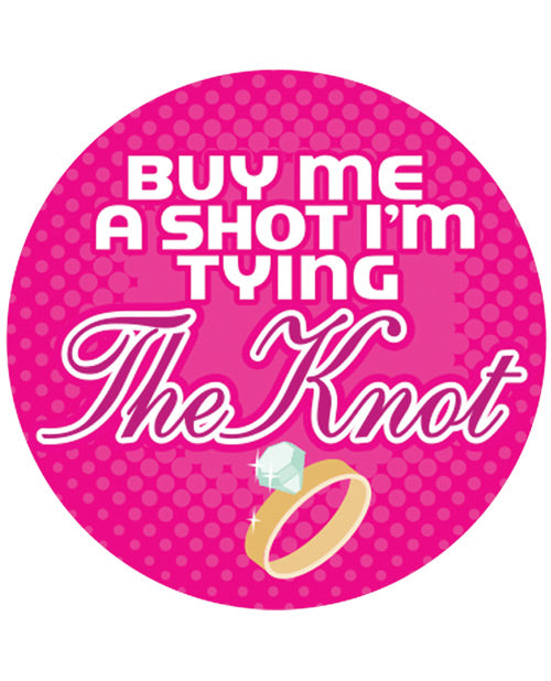 Kalan Bachelorette Party Button with Fun Buy Me a Shot Design and 3-Inch Size for Bridal Celebrations