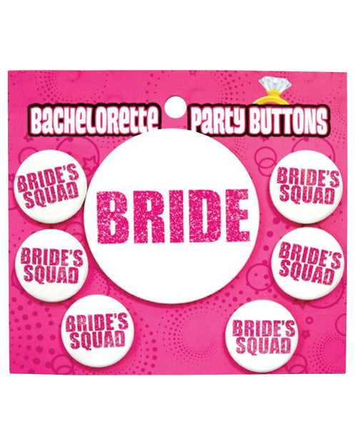 Kalan Bachelorette Party Button Set Colorful Bride Squad Pins for Bachelorette Party Celebrations