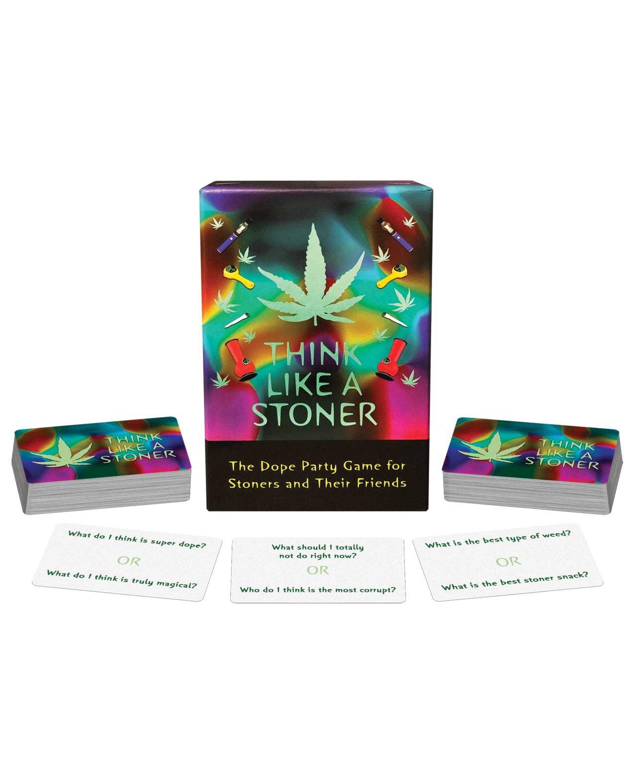 Kheper Games Party Card Game Think Like a Stoner with 200 Question Cards for Group Entertainment