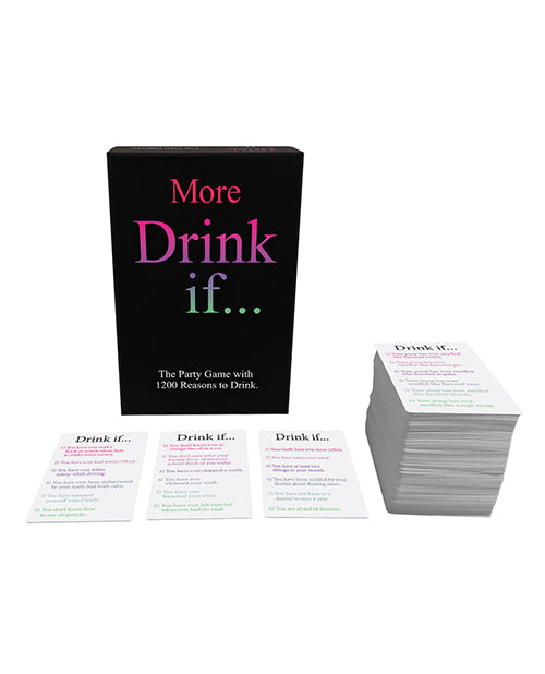 Kheper Games Card Game with 200 'Drink If' Cards and Fun Party Statements for Adult Game Night