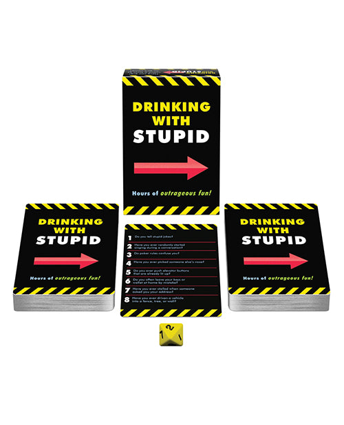 Kheper Games Card Game Drinking w/Stupid with Over 550 Questions for Fun Party Nights and Social Gatherings
