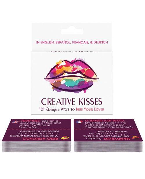 Kheper Games Romantic Card Game with 101 Unique Kiss Ideas for Couples Connection