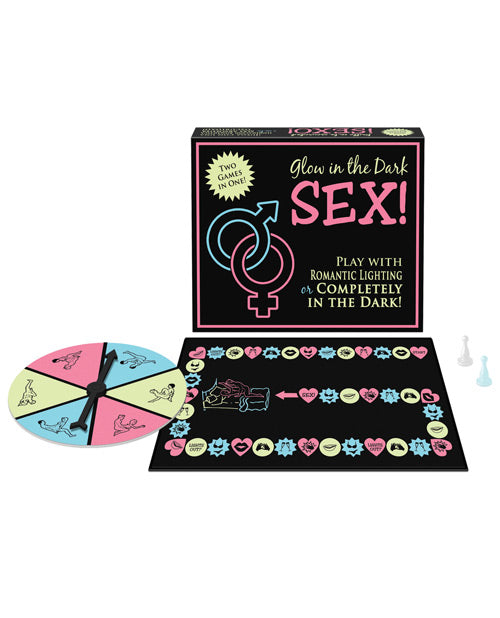 Kheper Games romantic board game glow in the dark couples foreplay challenge for intimate fun