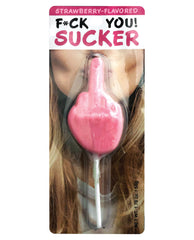 Kheper Games Bachelorette & Party Sucker Strawberry Flavored Humor Candy for Fun Adult Events