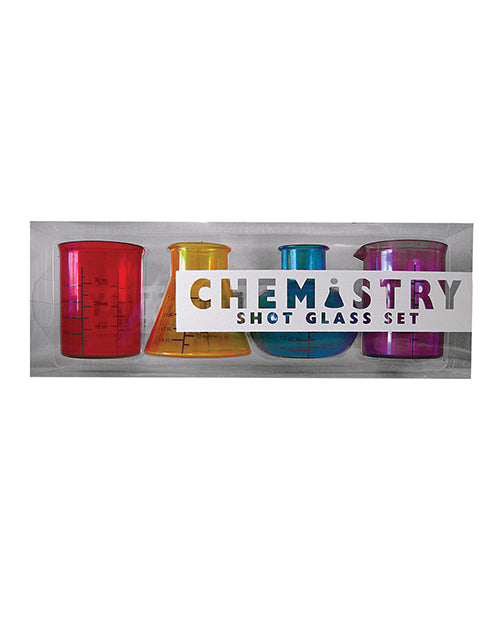 Kheper Games Novelties Chemistry Shot Glass Set Colorful Measurements for Party Drinkware