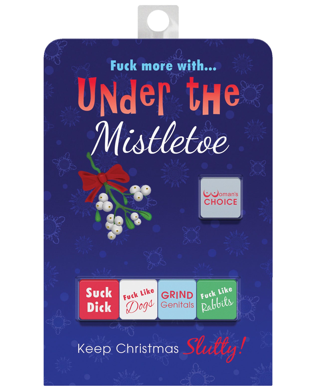 Kheper Games Holiday Dice Game with Woman's Choice Die for Festive Christmas Party Fun