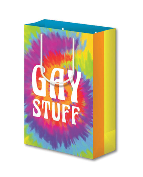Kush Kards Large Gift Bag Vibrant Pride-Themed Double-Sided Print for LGBTQ+ Gift Giving