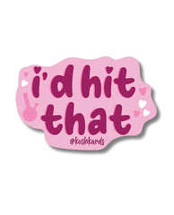 Kush Kards Novelties Vinyl Sticker Pink Bong Design Durable for Personalizing Accessories