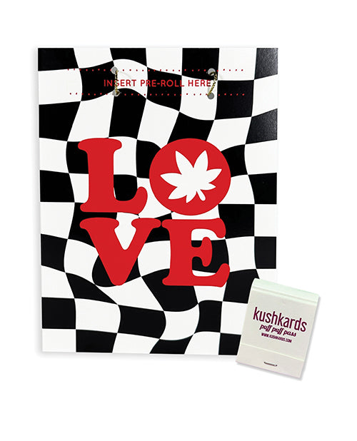 Kush Kards Greeting Card Retro 1970s Design Includes Matchbook for Party Celebrations