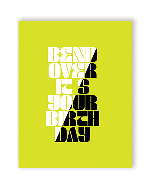 Kush Kards Greeting Card with Bold Birthday Message and Envelope for Party Celebrations