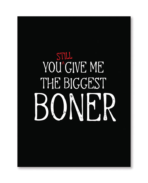 Kush Kards Greeting Card Naughty Bold Text Blank Interior for Funny Anniversary Gift
