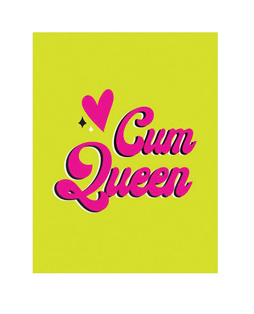 Kush Kards Greeting Card with Lime Green Color and Hot Pink Script for Empowering Party Celebrations