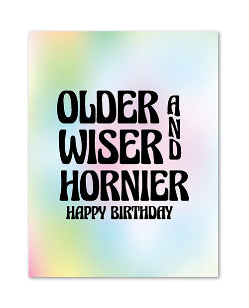 Kush Kards Greeting Card Colorful Pastel Birthday Cheeky Message for Humorous Adult Celebrations
