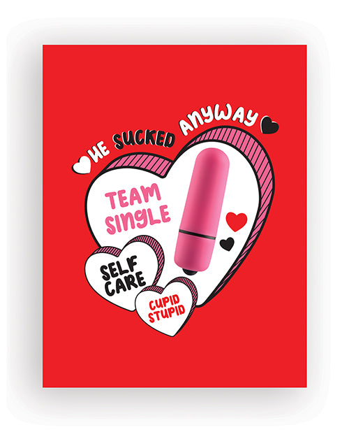 Naughty Kards Bachelorette Greeting Card with Rock Candy Bullet Vibrator and Fresh Vibes Wipe for Adult Party Gifts