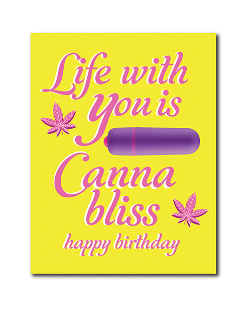 Kush Kards Bachelorette Greeting Card with Rock Candy Bullet Vibrator and Fresh Vibes Towelettes for Fun Party Gifting