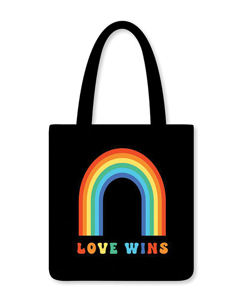 Kush Kards Storage Tote Bag with Rainbow Design and Cotton Material for Eco-Friendly Shopping