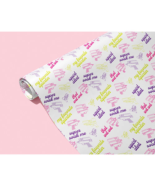Kush Kards Bachelorette Wrapping Paper Naughty Design Glossy Sheets for Unique Gift Presentation