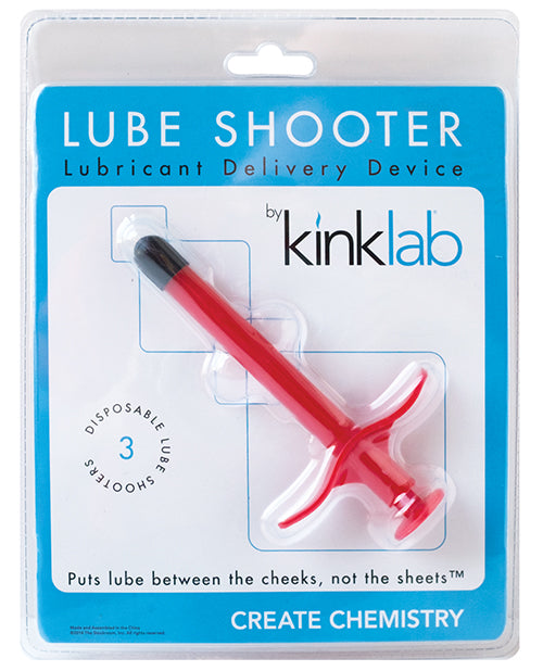 KinkLab Lubricant Applicator Disposable Red Tube for Precise Easy Lubrication During Intimate Moments
