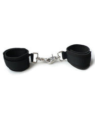 Black Neoprene Cuffs with Adjustable Nickel-Free Design