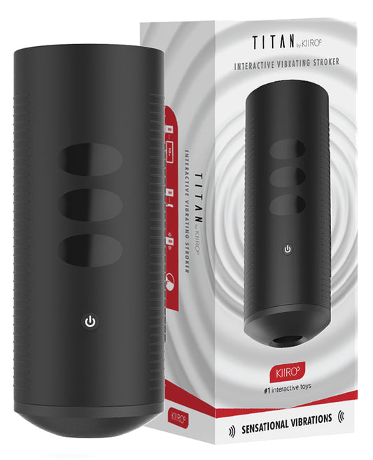 Kiiroo Male Masturbator Interactive Vibrating Stroker with Touch-Sensitive Technology for Solo and Partnered Play