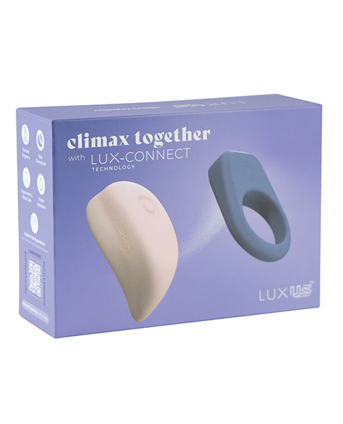 Kiiroo Luxus Couples Cock Ring Combo - Blue