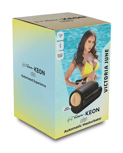 Kiiroo Keon Feel Stars Stroker Combo Set with Victoria June Sleeve