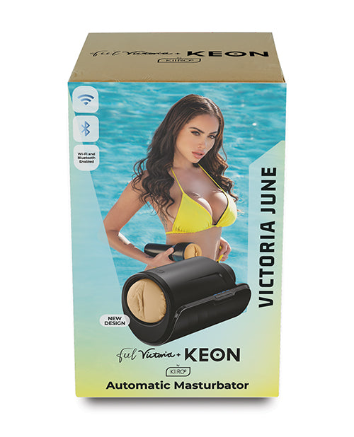 Kiiroo Keon Feel Stars Stroker Combo Set with Victoria June Sleeve