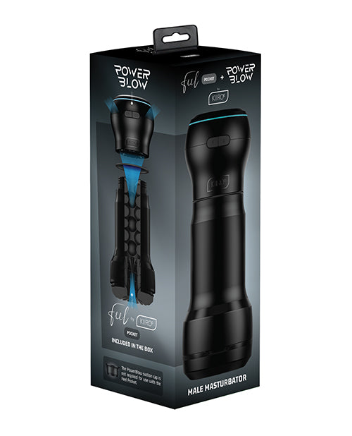 Kiiroo Dolls & Masturbators PowerBlow Suction Feel Pocket Stroker Combo for Intense Solo Stimulation