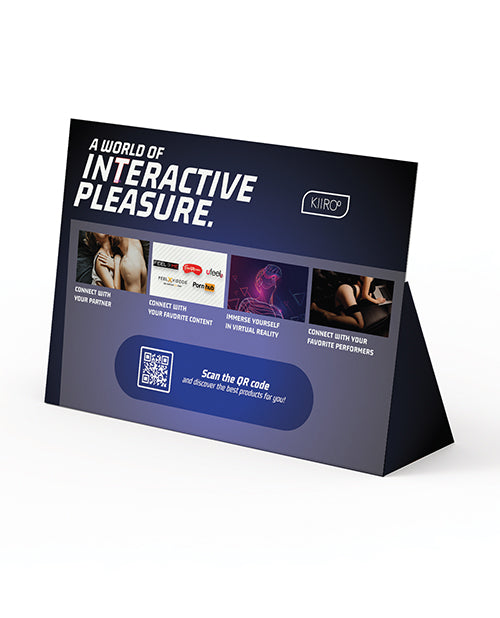 Kiiroo POS Keon Shelf Talker promotional display sign with eye-catching design for retail product visibility