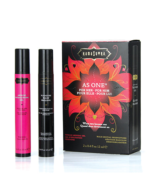 As One Sexual Enhancers Couples Gel Kit Warming and Prolonging for Enhanced Intimate Pleasure