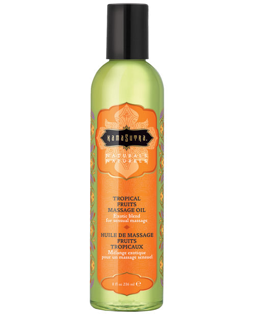 Kama Sutra Massage Oil Natural Tropical Fruits Nourishing Scented for Relaxing Body Massage