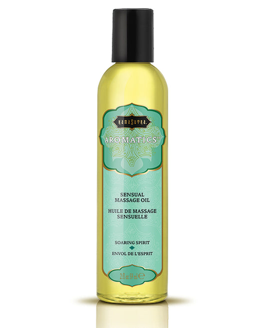 Kama Sutra Massage Oil Travel Size with Essential Oils and Vitamin E for Relaxing Full-Body Massage