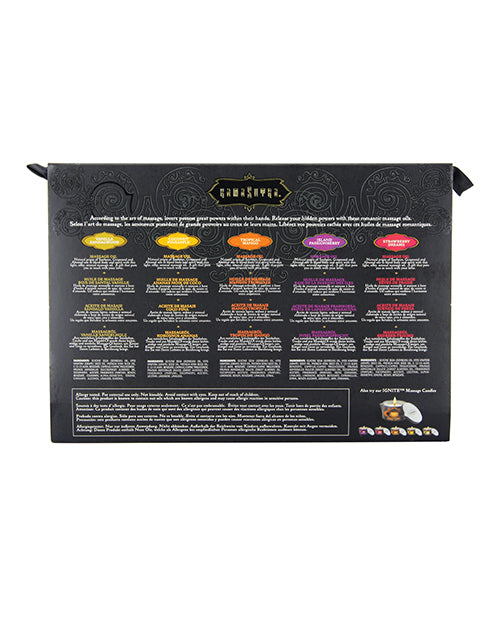 Kama Sutra Naturals Massage Oils Indulgence Kit with Exotic Scents