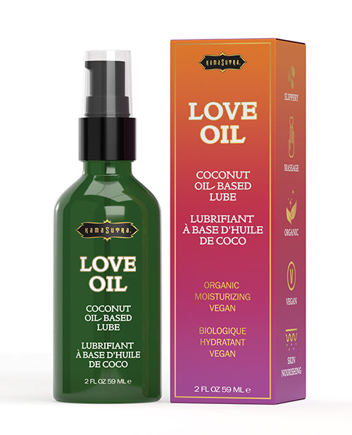 Kama Sutra Lubricant Coconut Oil-Based 100% Natural Formula for Intimate Hydration and Sensitive Skin