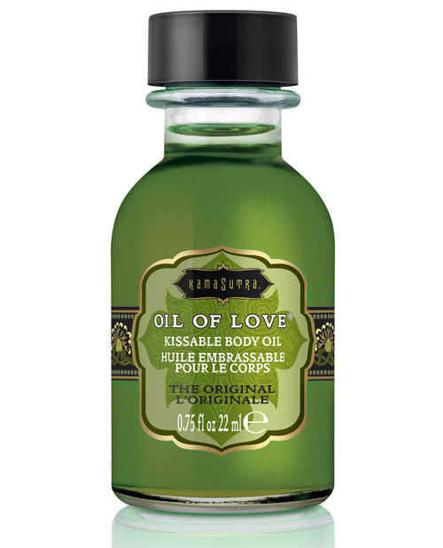 Kama Sutra Foreplay Oil Kissable Warming Edible Flavor for Intimate Sensory Stimulation