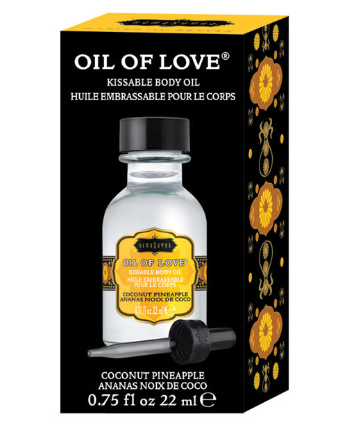Kama Sutra Coconut Pineapple Kissable Foreplay Body Oil