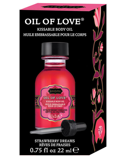 Kama Sutra Oil of Love Strawberry Dreams Water-Based Foreplay Oil