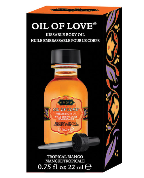 Kama Sutra Oil of Love – Tropical Mango Kissable Body Oil