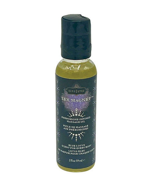 Kama Sutra Massage Oil Blue Lotus Scent Pheromone Infused for Relaxation and Intimate Massage