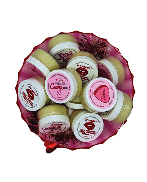 Kama Sutra Massage Candles Prepack Soy Mini Candles Tempt Me Scent for Romantic Ambiance