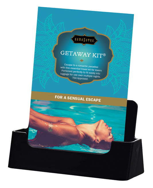 Kama Sutra Mini Brochures Multilingual Set with Holder for Merchandising and Staff Training