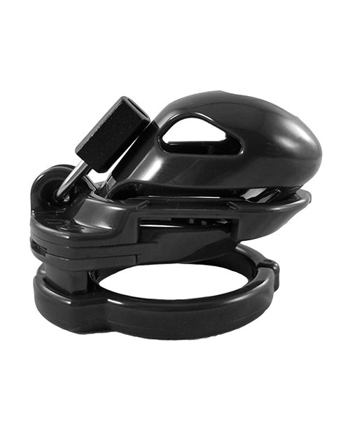 Locked In Lust male chastity cage compact anti-pullout drainage features for secure hygienic wear