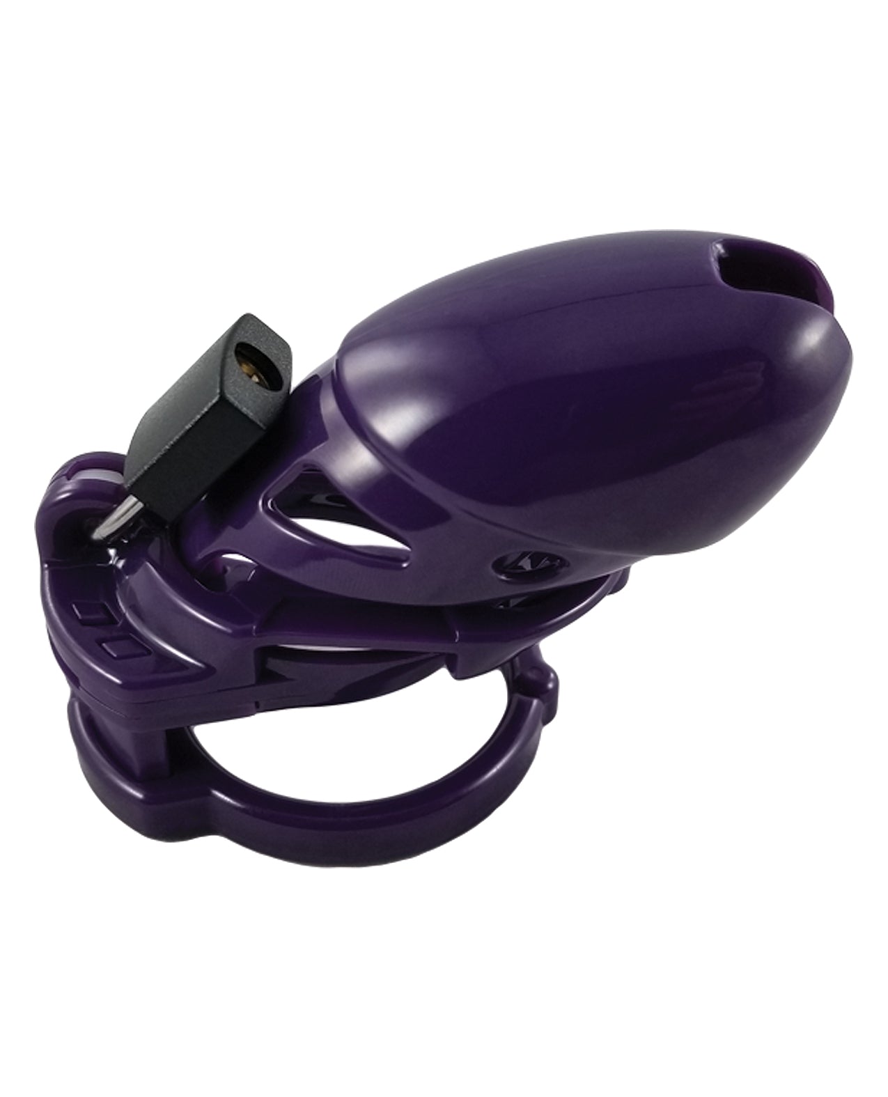 Locked In Lust The Vice Plus Male Chastity Cage – Purple Adjustable Fit