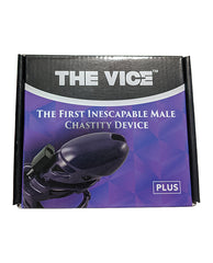 Locked In Lust The Vice Plus Male Chastity Cage – Purple Adjustable Fit