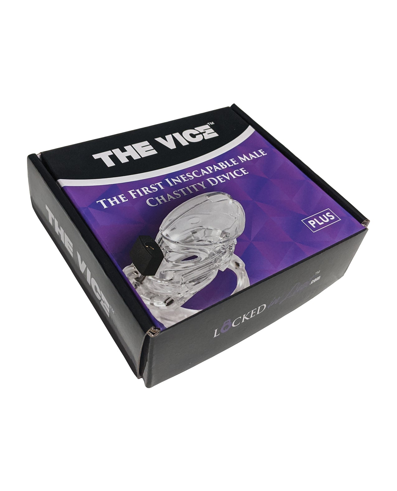 Locked in Lust The Vice Plus Male Chastity Cage with Adjustable Fit