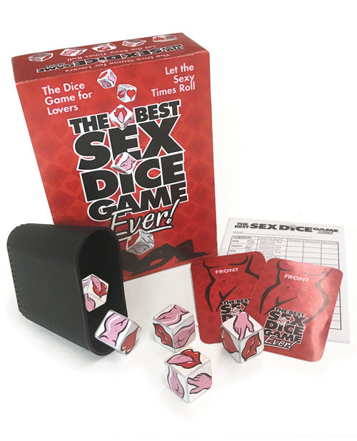 Little Genie Couples Dice Game with Illustrated Action Cards for Romantic Play