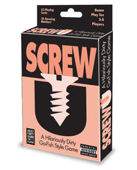 Little Genie Screw Card Game with Humorous Adult-Themed Cards and Go-Fish Gameplay for Party Entertainment